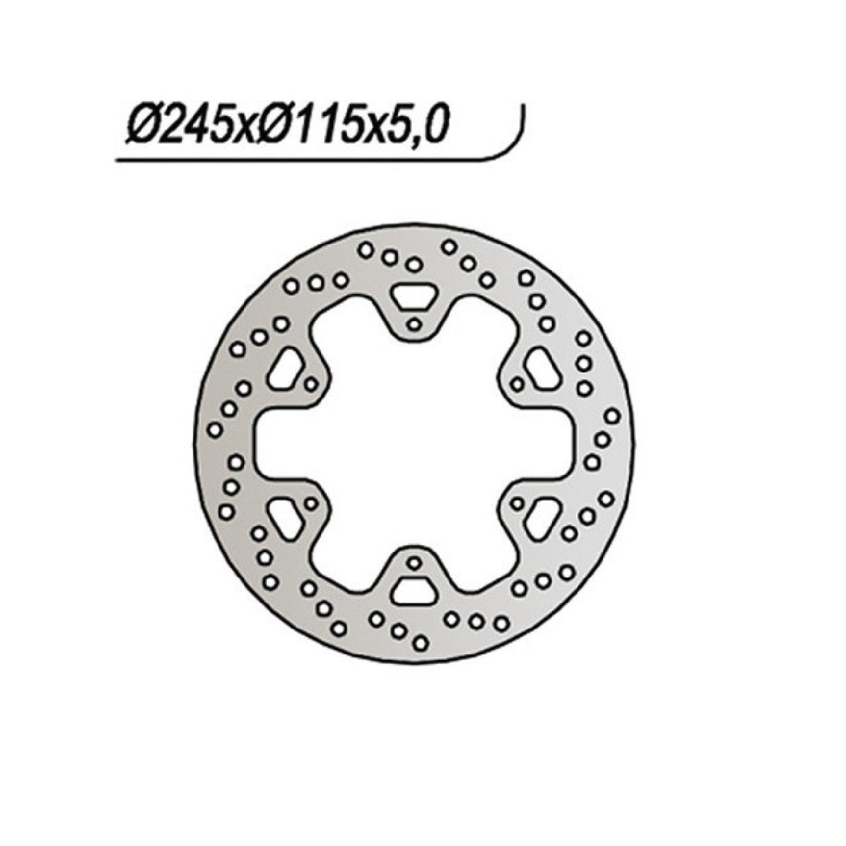NG 405 Disco Freno YAMAHA XTZ Super Ténéré 750 CC 92/95