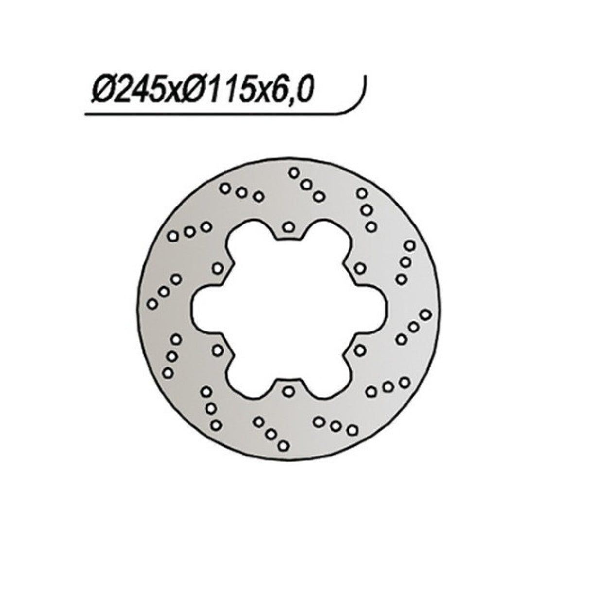 NG 416 Bremsscheibe LAVERDA Sport/Formula 650 CC 95/01