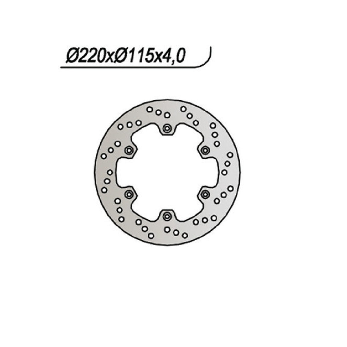 NG 422 Bremsscheibe YAMAHA DT R LC (3PY) 125 cm³ 89/92