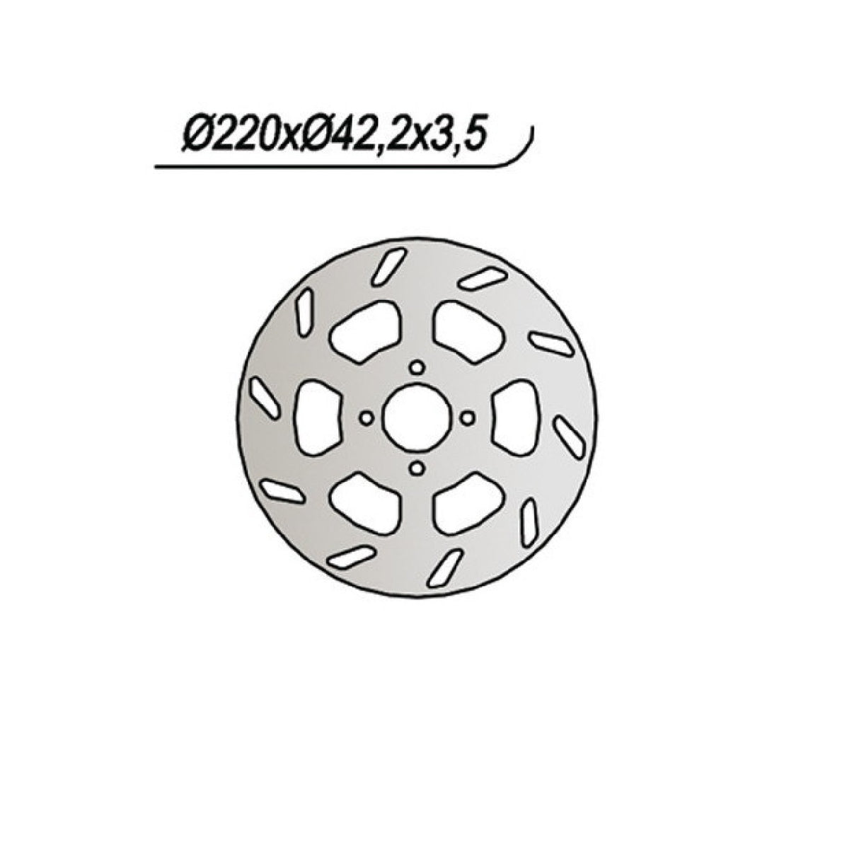 Disco de freno NG 424 ITALJET Torpedo 2T 50 CC 97/03