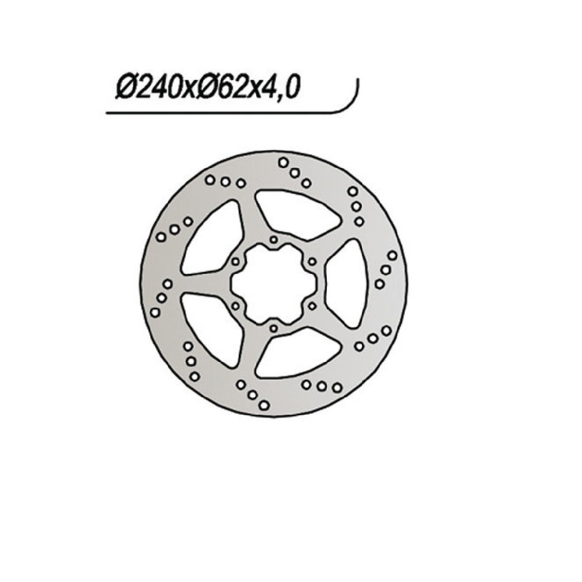 NG 437 Bremsscheibe HONDA CRM R 125 CC 00
