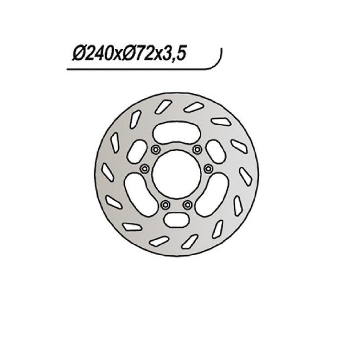 Disco de freno NG 440 BETAMOTOR RK 6 Supermotard 50 CC 99/01