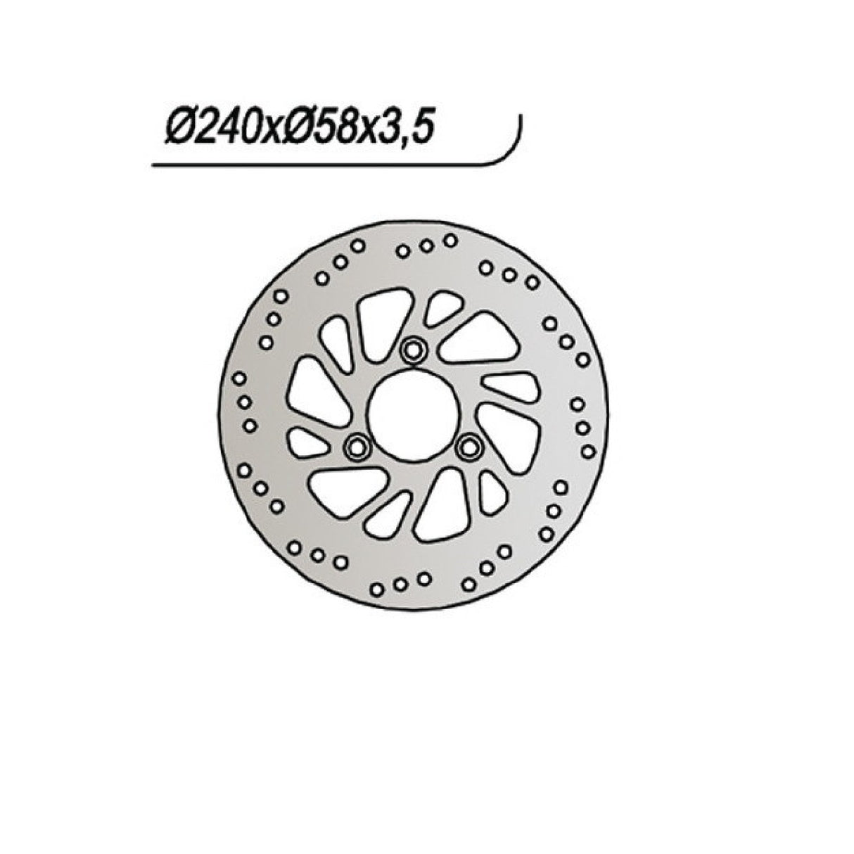 NG 448 Disco Freno CAGIVA Cucciolo 125 CC 98/00