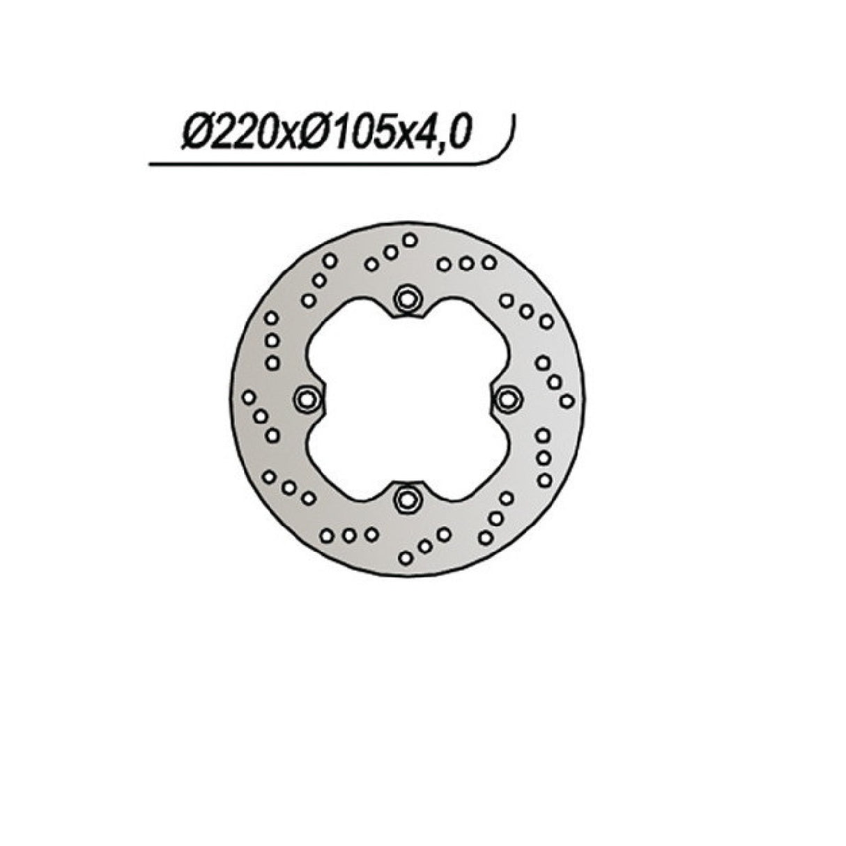 NG 451 Disco de Freno HONDA NES Chiocciola (JF07) 125 CC 00/05
