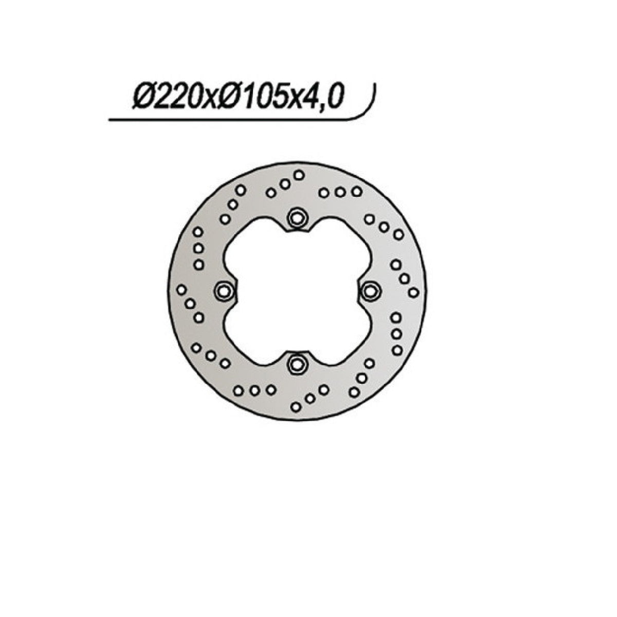 NG 451 Disco de Freno HONDA NES Chiocciola (JF07) 125 CC 00/05