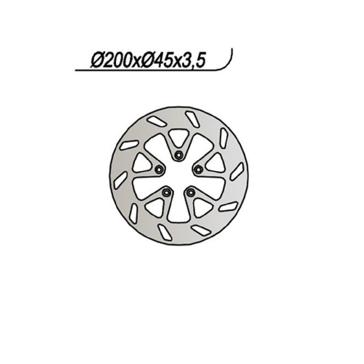 Disco de freno NG 465 BETAMOTOR Alp 4T 125 CC 02/03