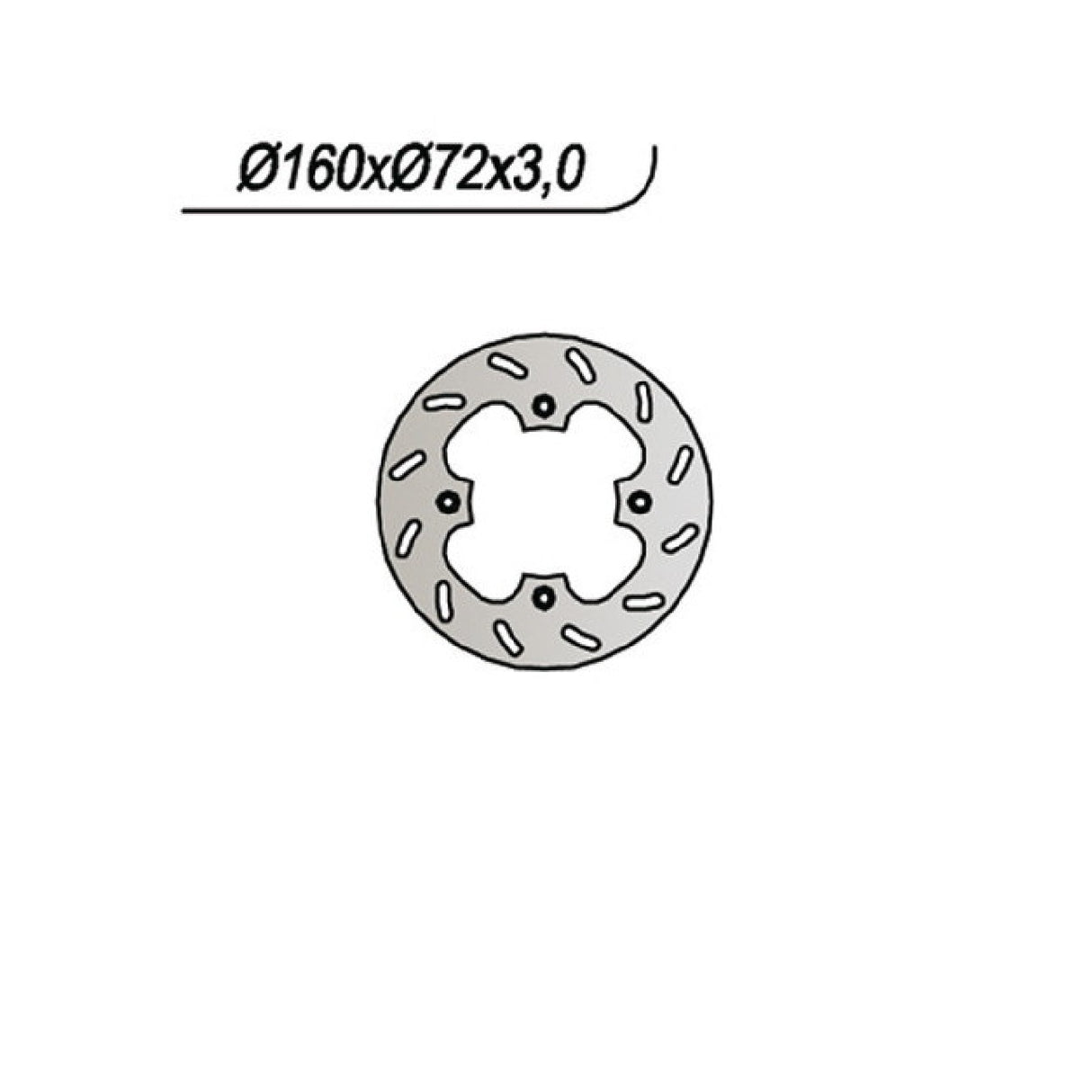 NG 466 Disco de freno HM Baja 10 / 10 Junior 50 CC 98/02