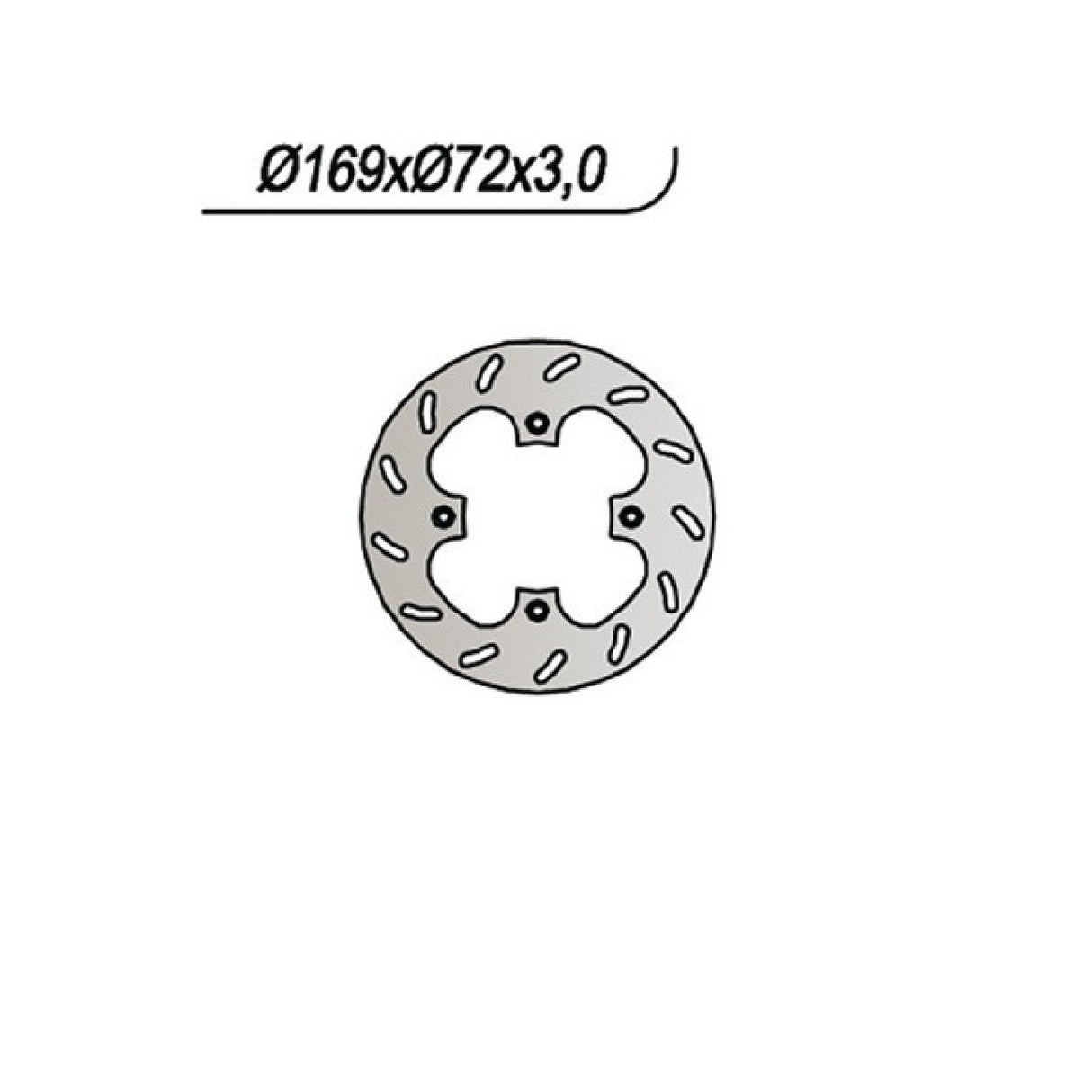 NG 467 Disco de freno HM CRX 10 / 10 Junior 50 CC 01/02