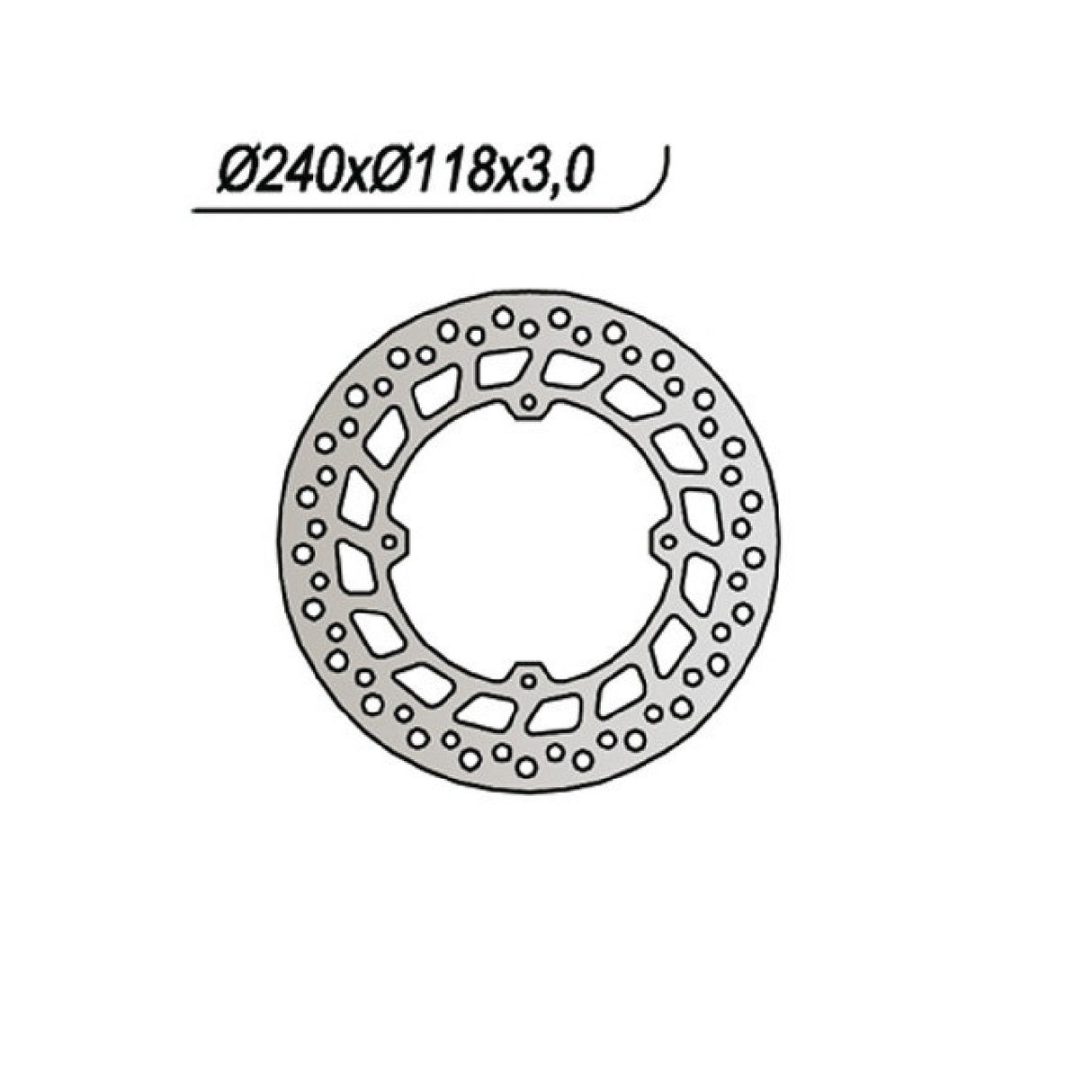 NG 473 Bremsscheibe HONDA CR R 125 CC 92/94