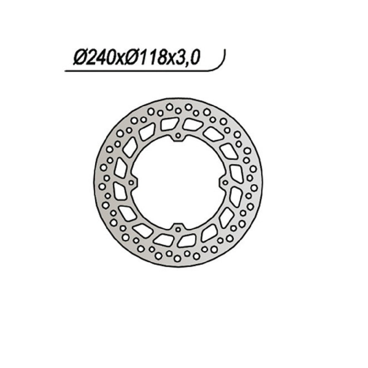 NG 473 Bremsscheibe HONDA CR R 125 CC 92/94