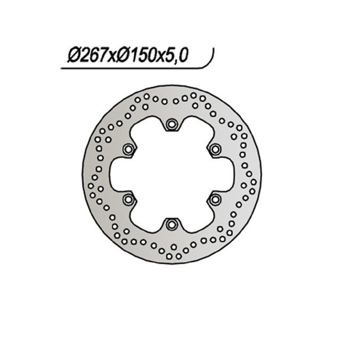 NG 483 Disco Freno YAMAHA RD LC (4CE1/4CE2) 350 CC 91