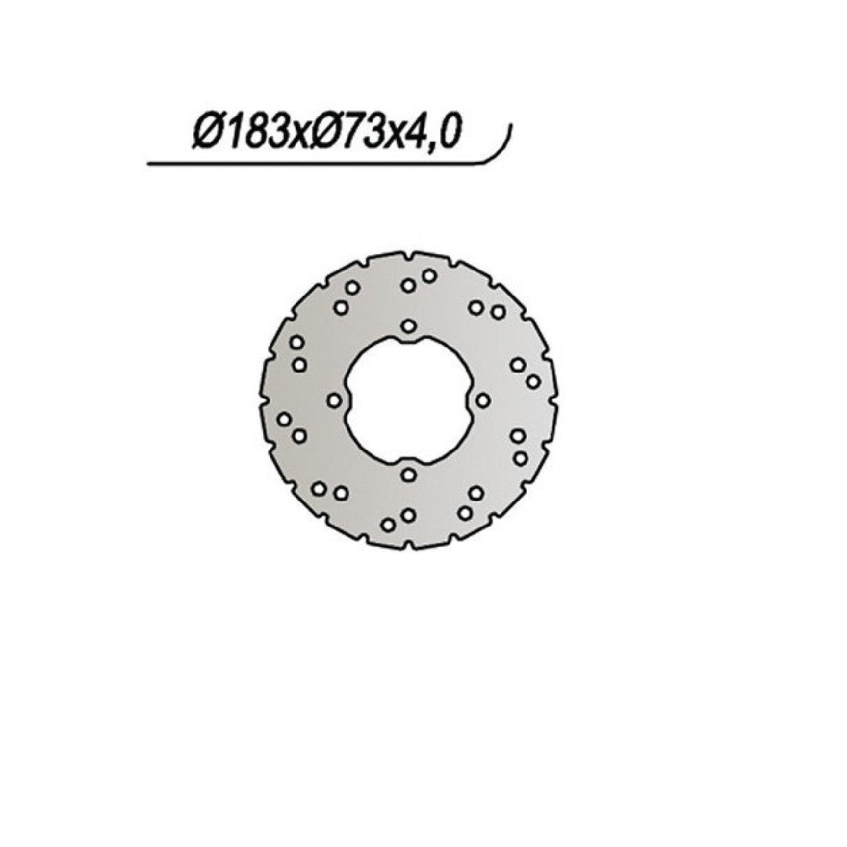 NG 492 Brake Disc POLARIS Scrambler L 2X4 400 CC 96/01