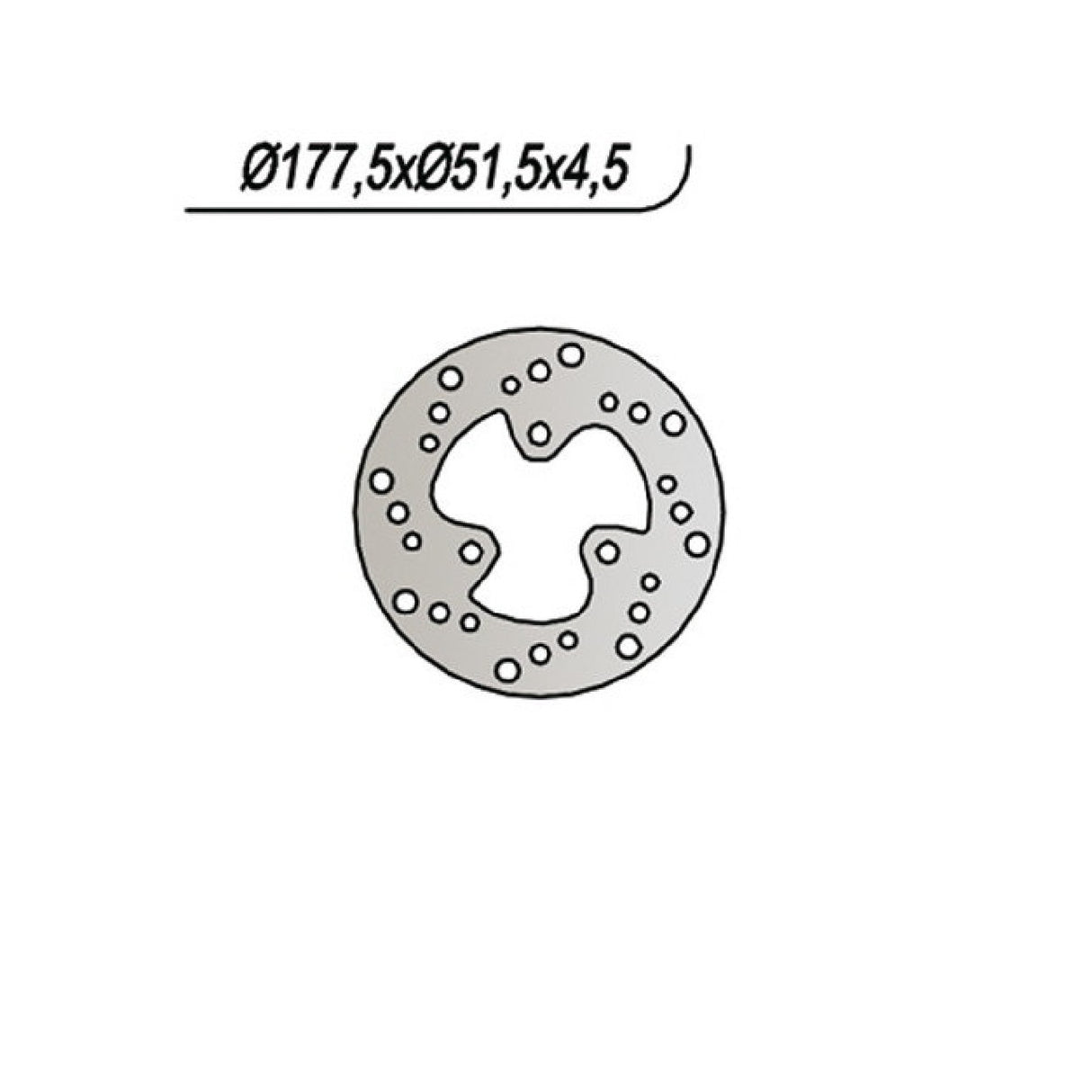 NG 493 Bremsscheibe POLARIS Trail Boss 330 CC 03/08