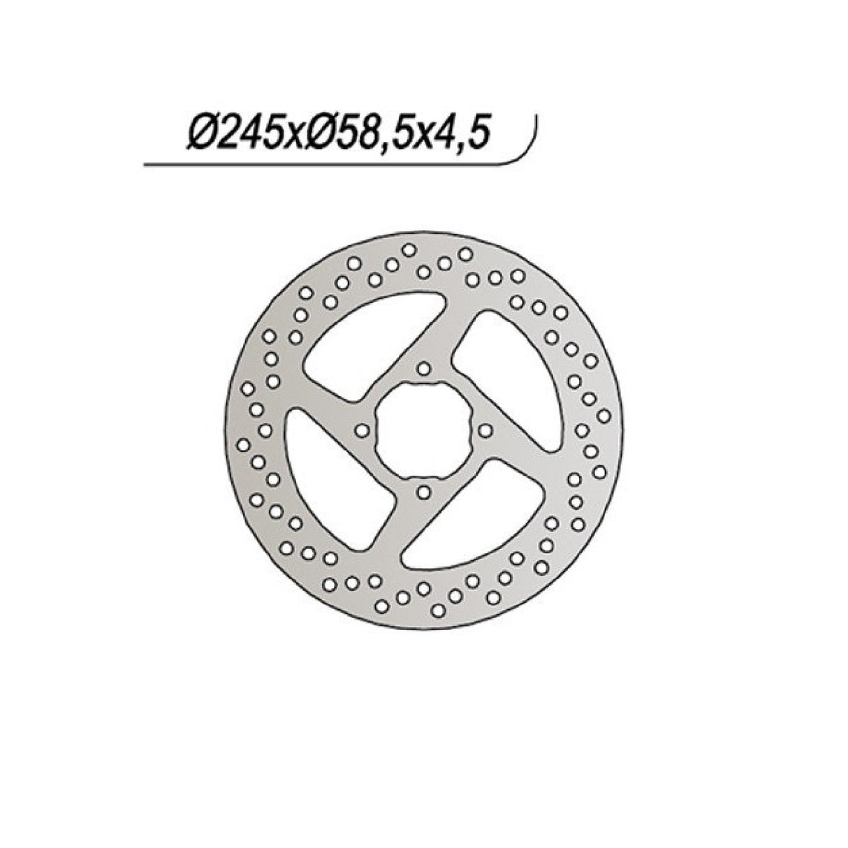 NG 495 Disco Freno YAMAHA YFM X Warrior 350 CC 96/01