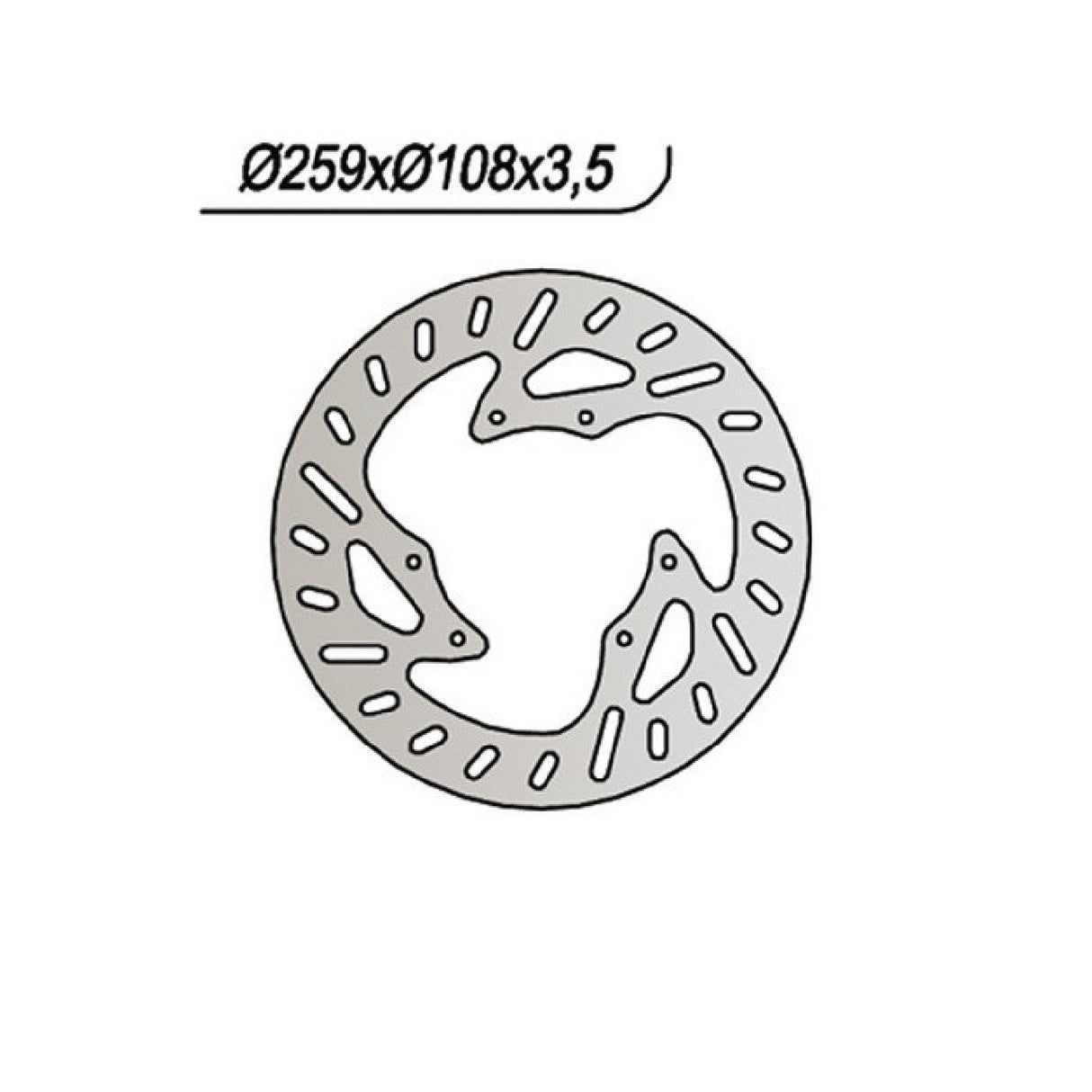 NG 614 Disco de freno MBK X Limit SM 50 CC 03