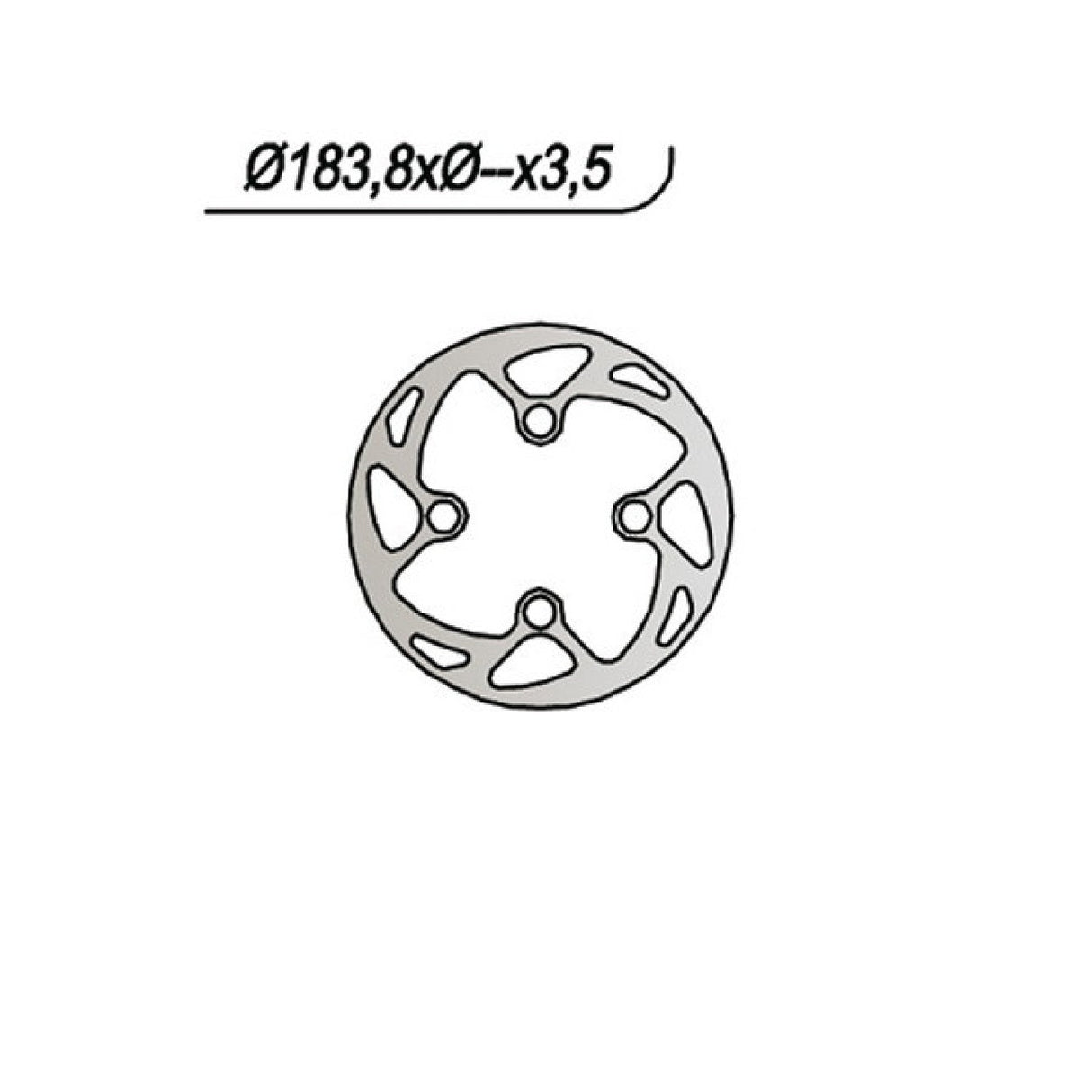 NG 627 Disco Freno MONTESA HONDA Cota 315 R 250 CC 04