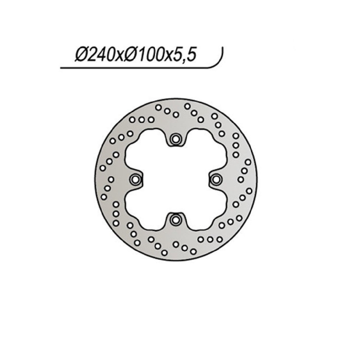 NG 637 Disco Freno KAWASAKI ZZR Ninja (ZX600D/E/J) 600 CC 93/07