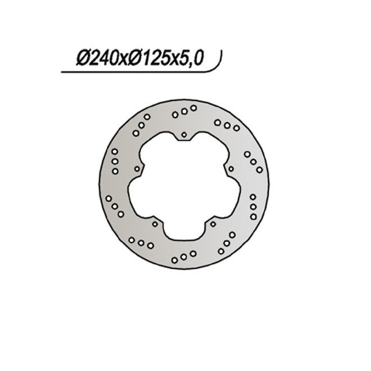 NG 638 Bremsscheibe ADIVA AD E2 (Piaggio) 250 CC 06/07