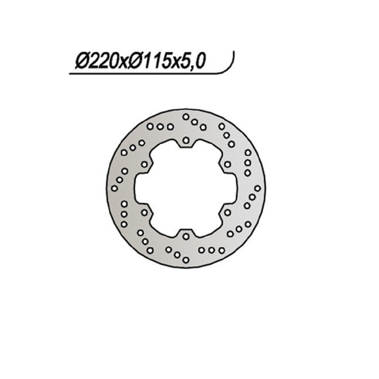 Disco de freno NG 639 YAMAHA YZF R6 (RJ03/RJ05/RJ09) 600 CC 99/02