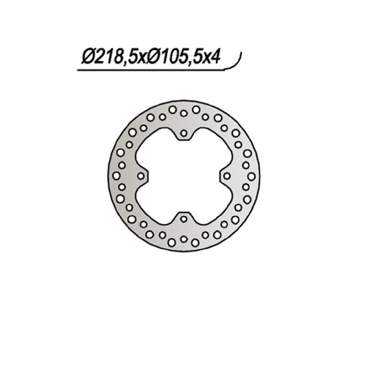 NG 653 Bremsscheibe POLARIS Sportsman 4X4 500 CC 96/97