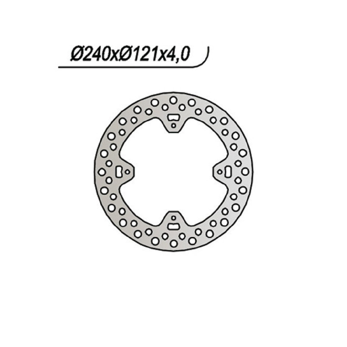 NG 654 Disco Freno HM CRE F 4T (Honda) 250 CC 04/08