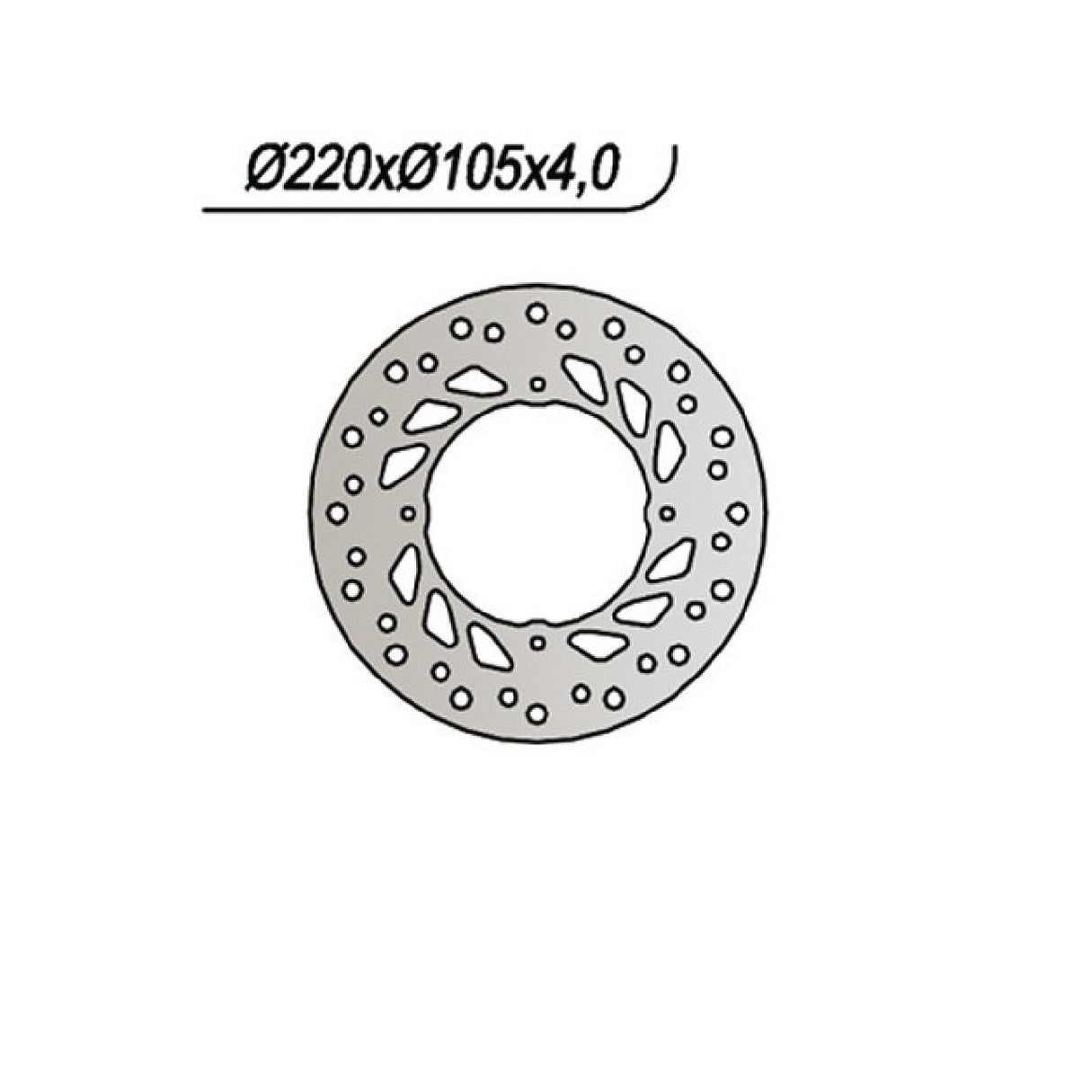 NG 656 Disco de Freno HONDA CRM R 125 CC 90