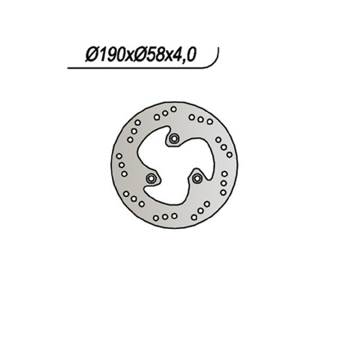 NG 665 Disco de Freno MALAGUTI Crosser CR 50 CC 97/98