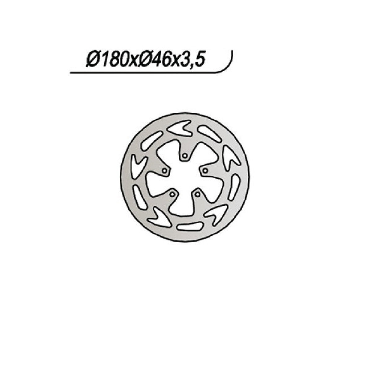 NG 666 Disco Freno GAS GAS EC Enducross Boy Air 50 CC 05