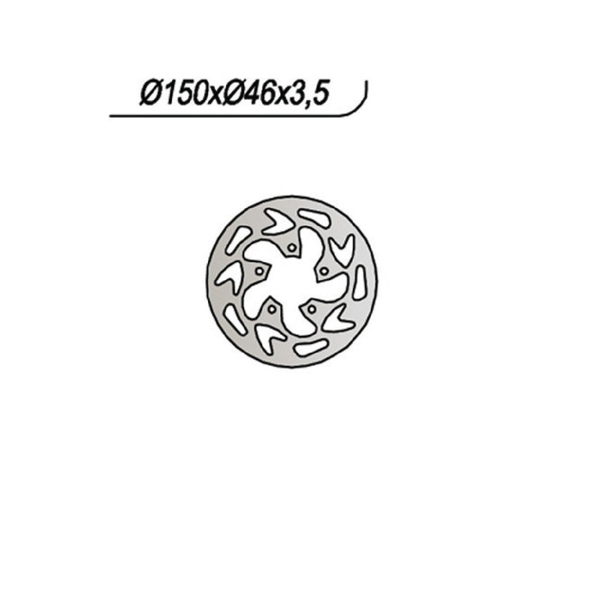 NG 667 Disco Freno GAS GAS EC Enducross Boy Air 50 CC 05