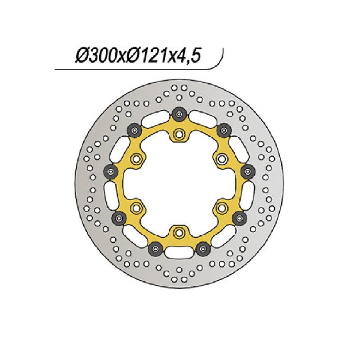 NG 673 Disco Freno SUZUKI XF Freewind 650 CC 97/03