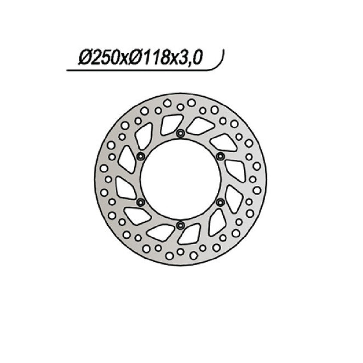 NG 675 Brake Disc SUZUKI DR SM 125 CC 09/13