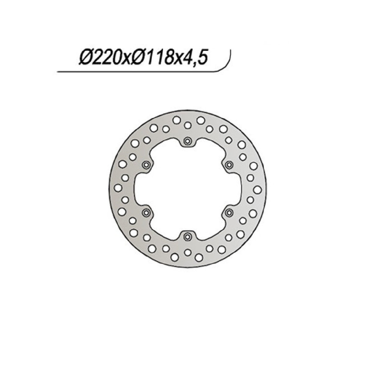 NG 676 Disco Freno SUZUKI DR SM 125 CC 09/13