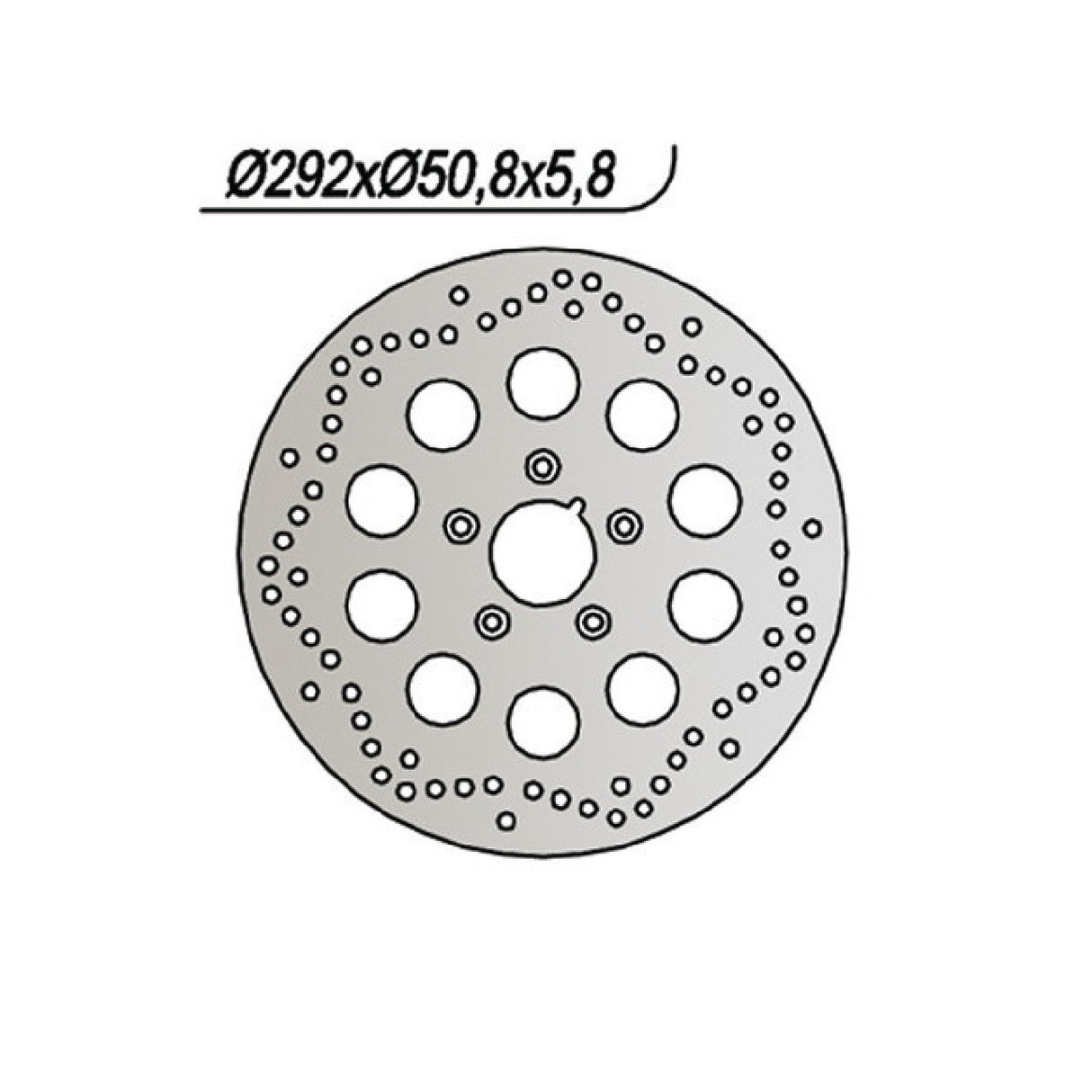 Disco de freno NG 678 HARLEY DAVIDSON Todos los modelos Sportster 1200 CC 84/99