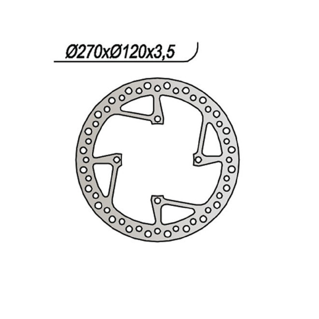 NG 682 Disco de freno SHERCO SE 4.5IF Enduro 450 CC 03