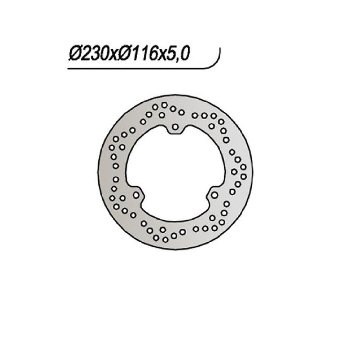 NG 689 Bremsscheibe ITALJET Jupiter 250 CC 01/03