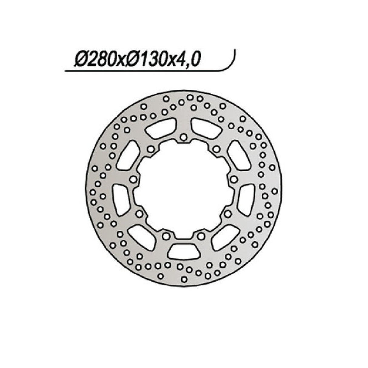 NG 694 Disco Freno KAWASAKI KL Tengai (KL650B1/B2/B3) 650 CC 89/92