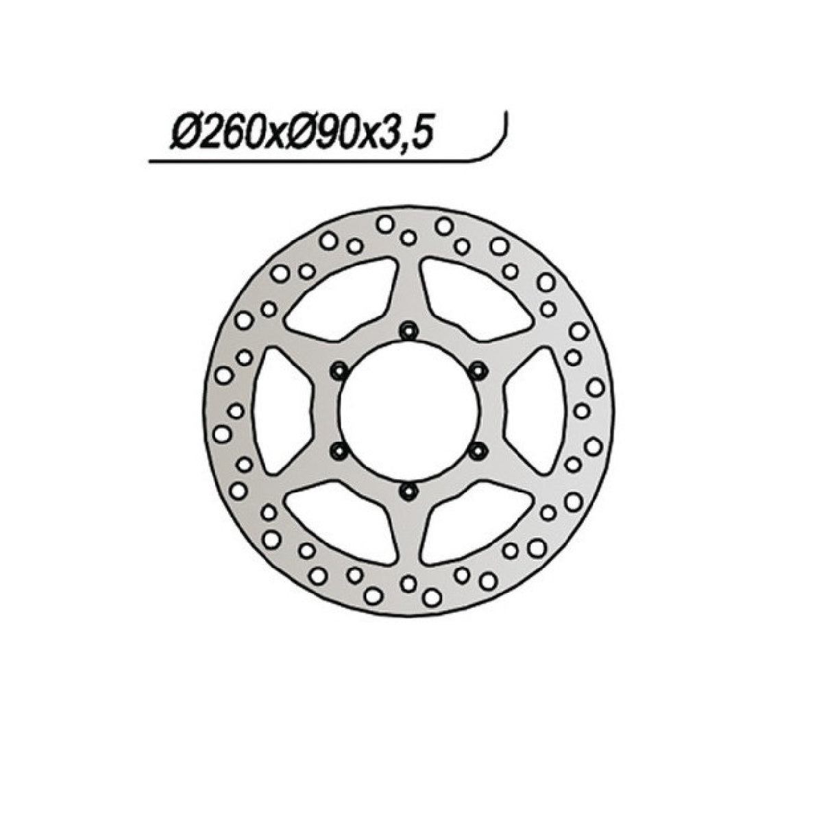 NG 728 Bremsscheibe MOTOR HISPANIA City 50 CC 03