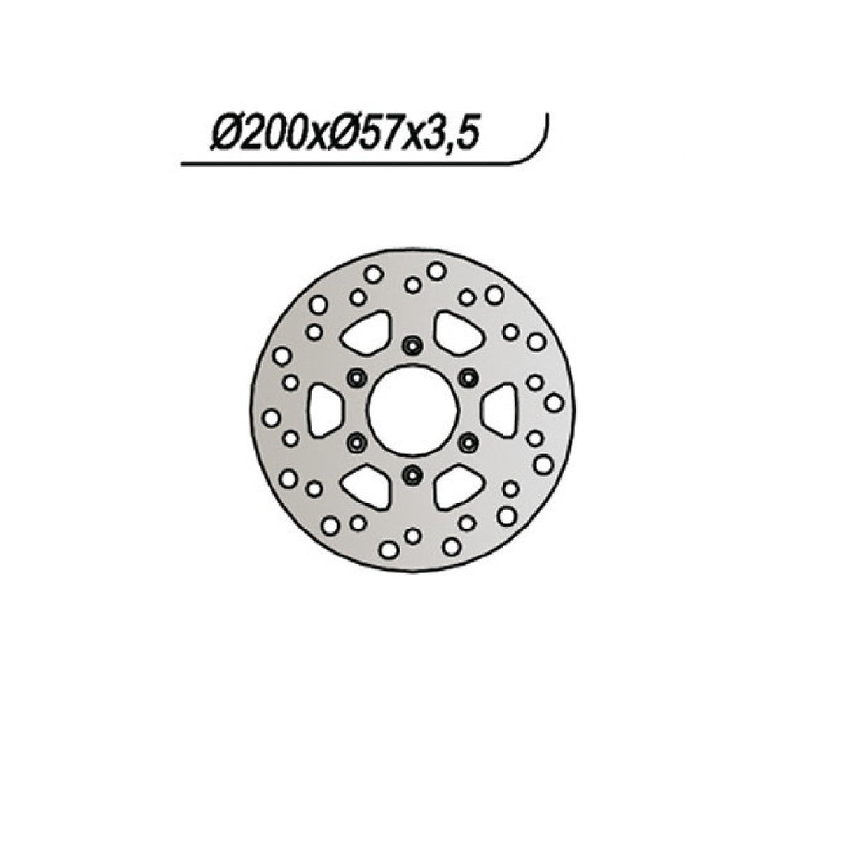 NG 729 Bremsscheibe MOTOR HISPANIA City 50 CC 03