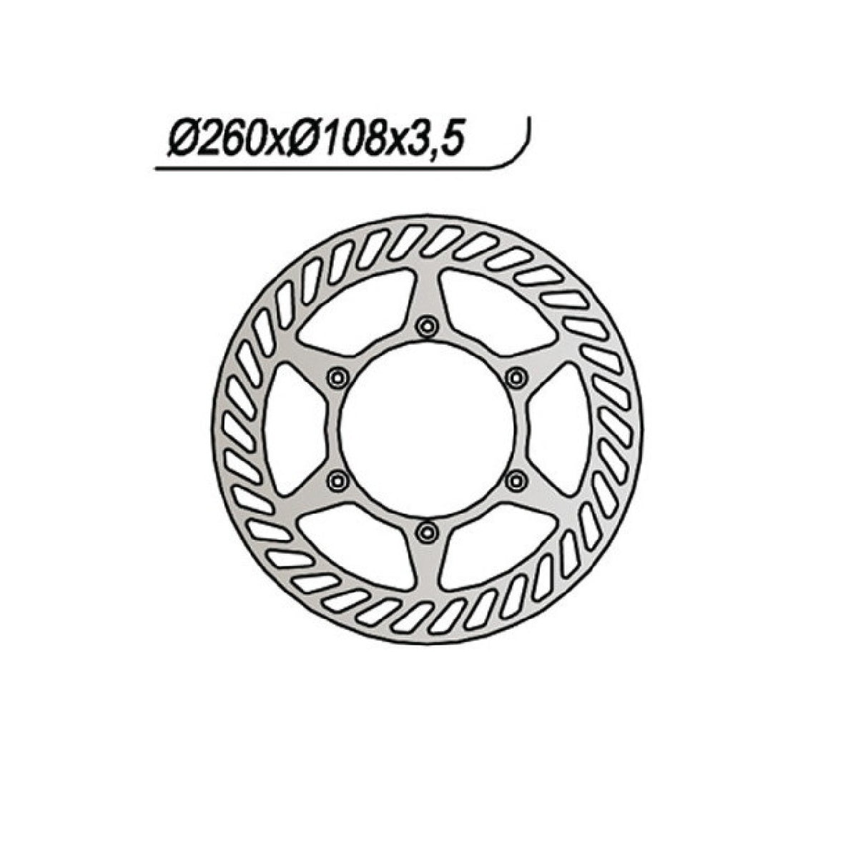 NG 731 Disco de Freno GAS GAS EC 2T 125 CC 96/13