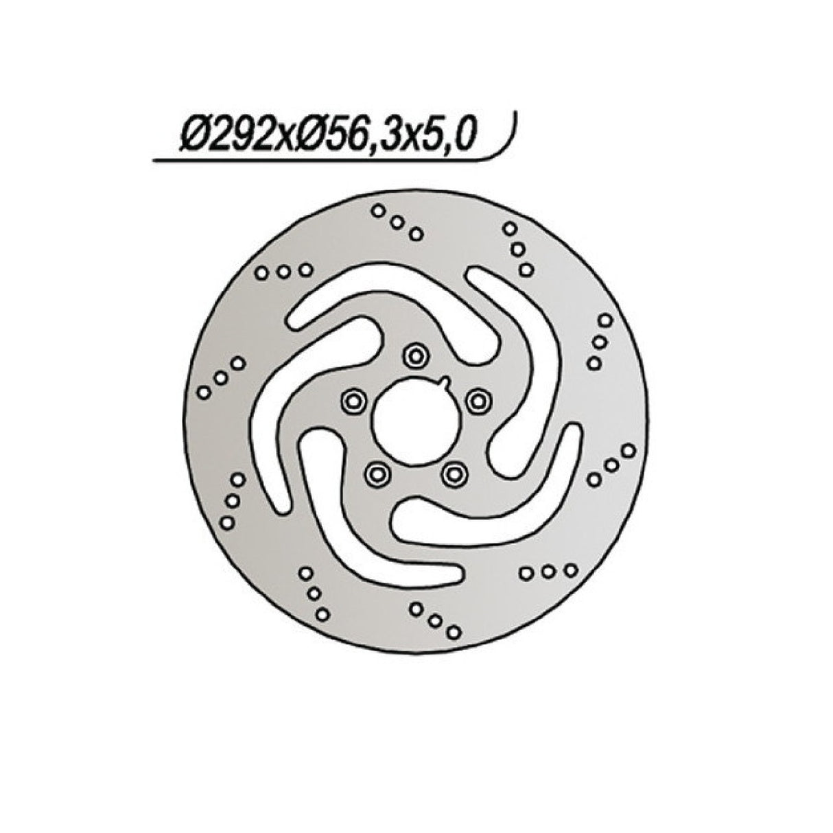 Disco de freno NG 736 HARLEY DAVIDSON XL Sportster 883 CC 04/09