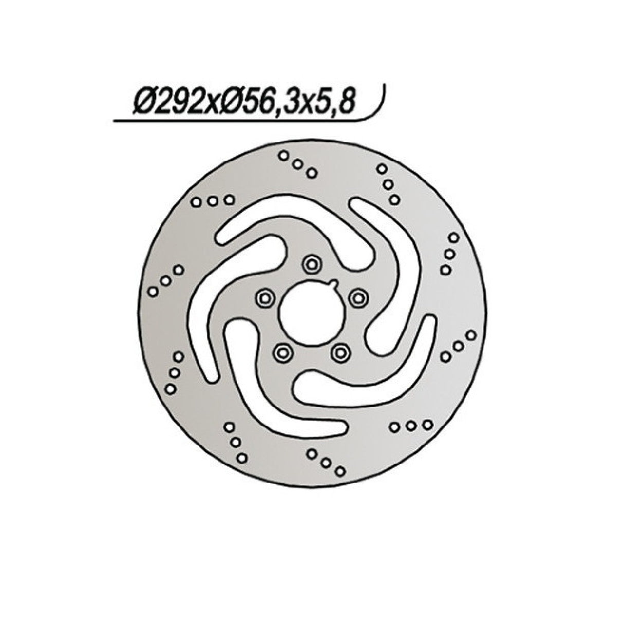 NG 738 Disco Freno HARLEY DAVIDSON FLHR Road King 1450 CC 00/03