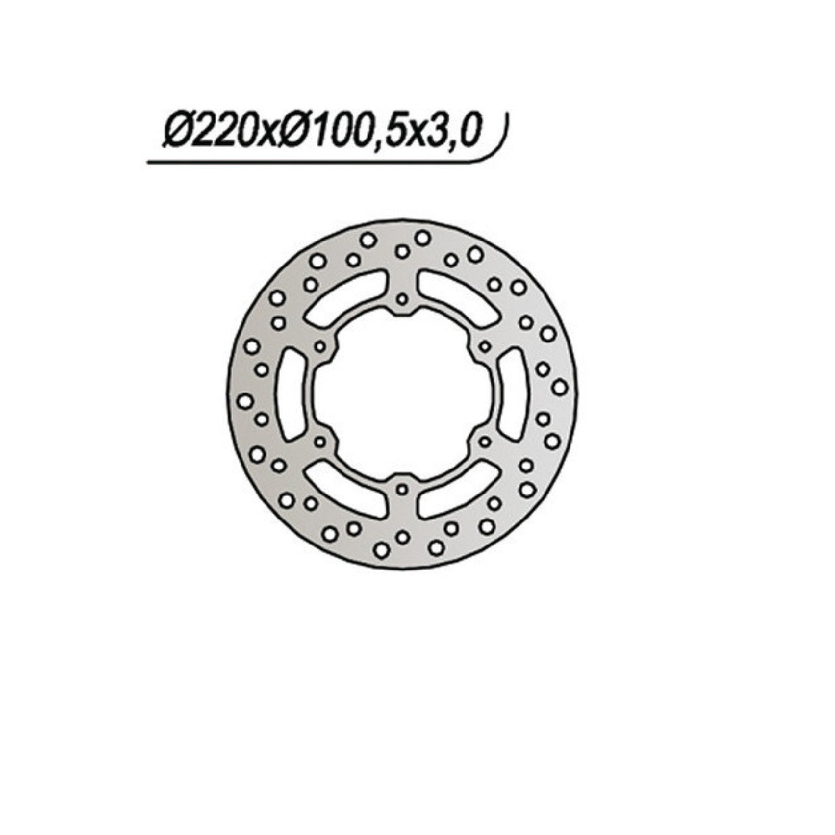 NG 745 Disco de Freno SUZUKI RM RA 85 CC 05/16