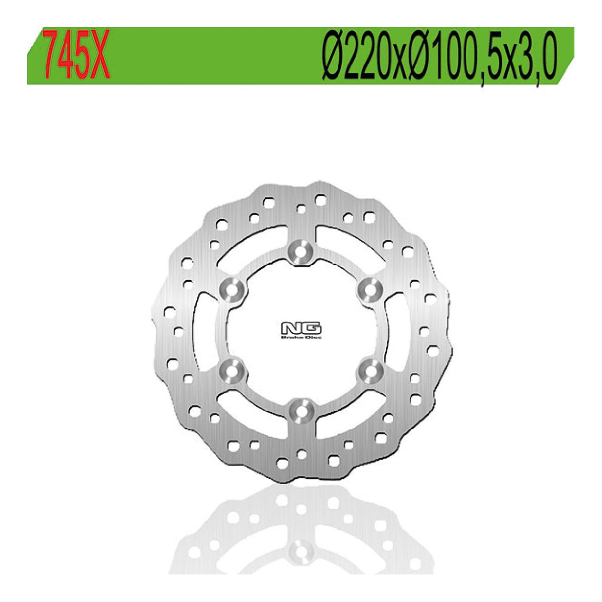 NG 745X Bremsscheibe Suzuki RM RA 85 CC 05/16