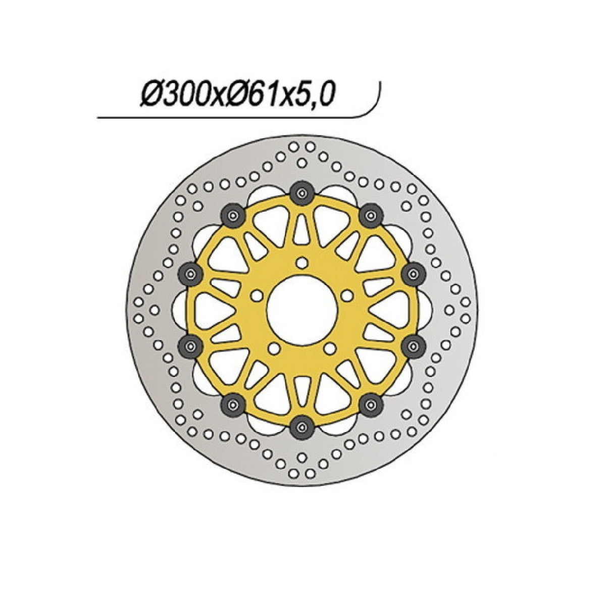 NG 750 Bremsscheibe KAWASAKI ZZ R - Ninja R (EX250E/EX250F) 250 cm³ 96/01