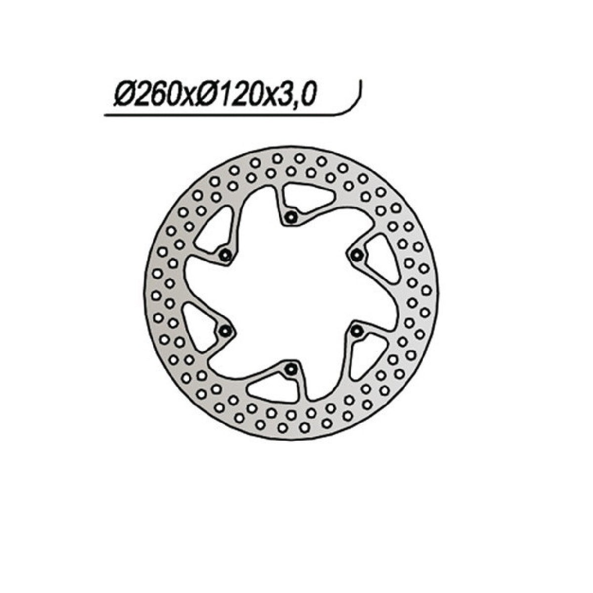 NG 755 Bremsscheibe HUSABERG FC 350 CC 95/96
