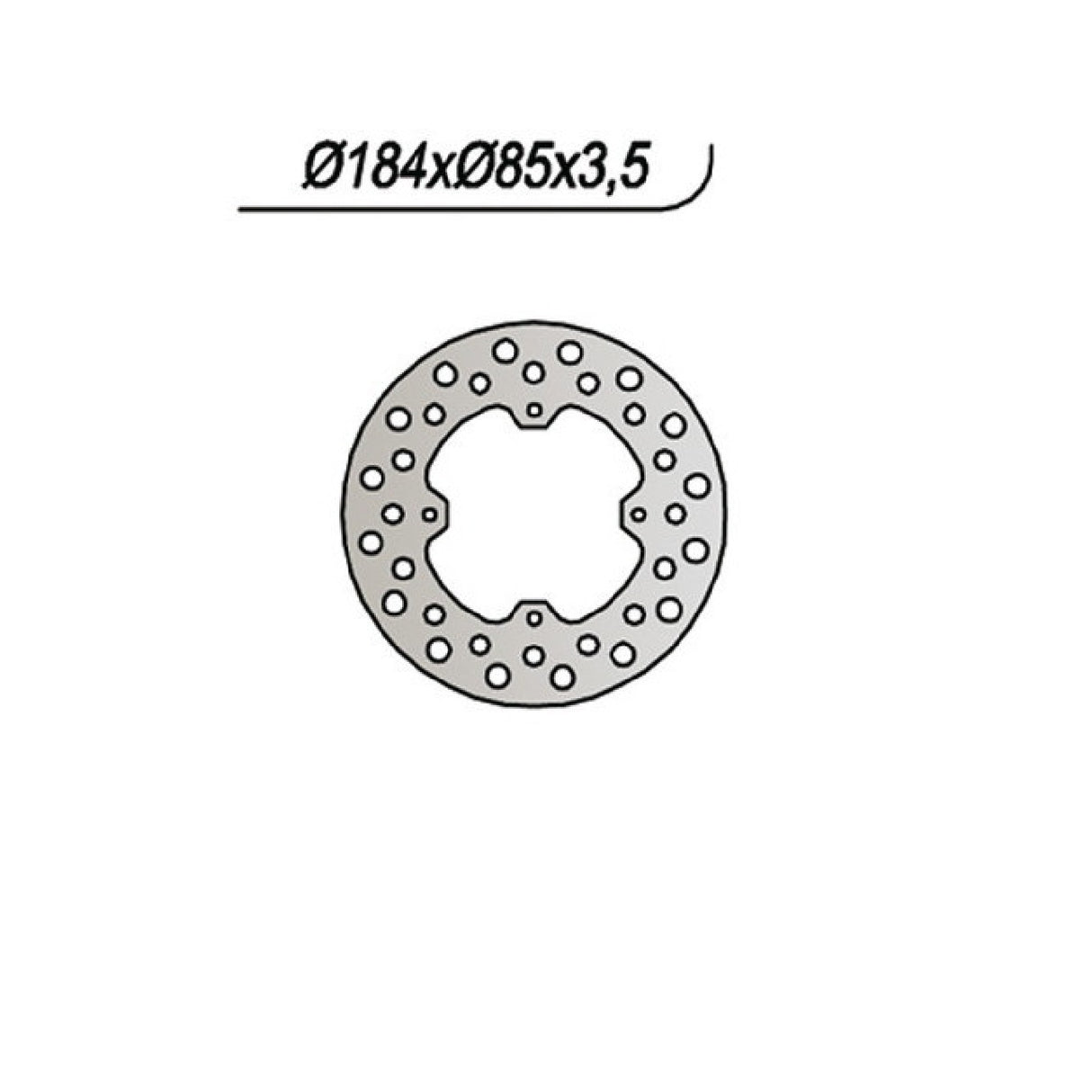 NG 760 Disco de Freno SUZUKI RM RA 80 CC 90/01