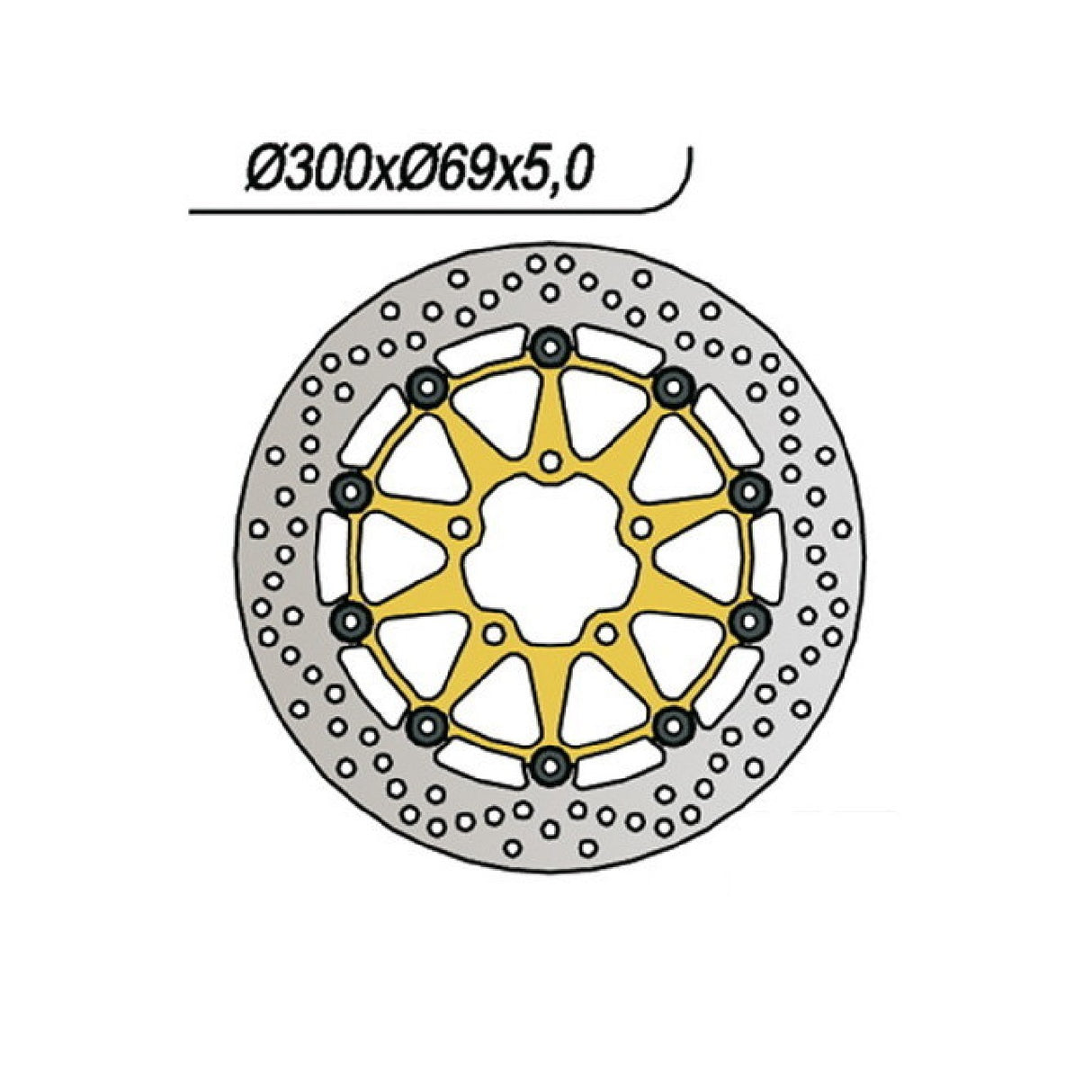 NG 790 Brake Disc SUZUKI GSX R (K4/K5) 600 CC 04/05