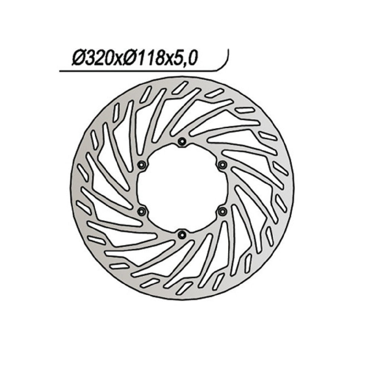 NG 819 Bremsscheibe Suzuki DR SM 125 CC 09/13