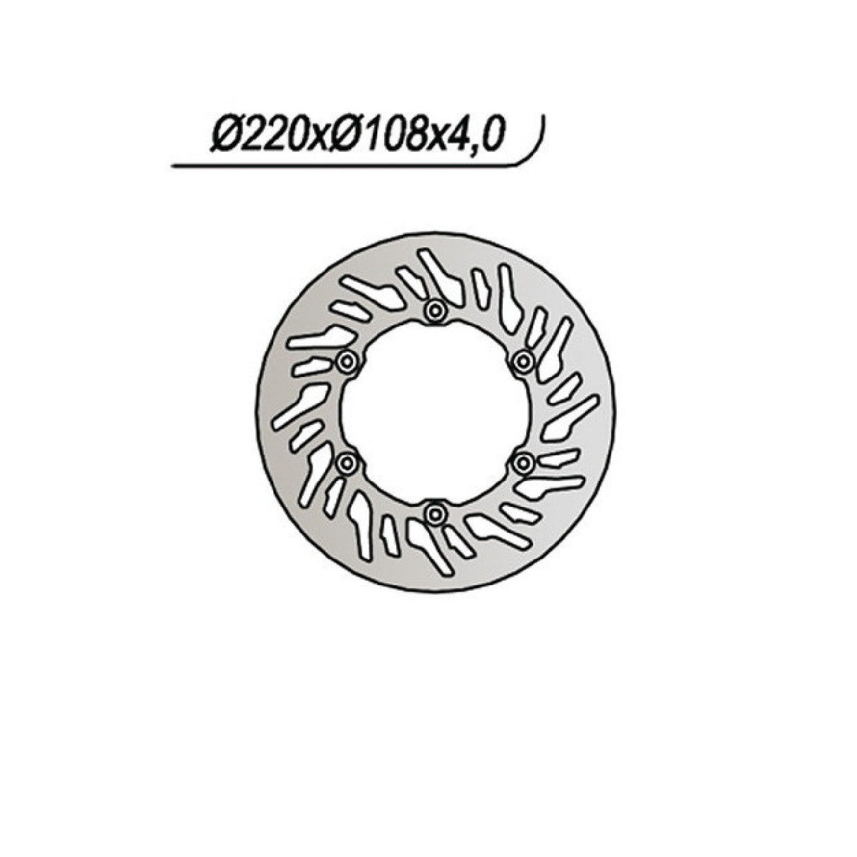 NG 821 Disco de Freno GAS GAS EC 2T 125 CC 96/14