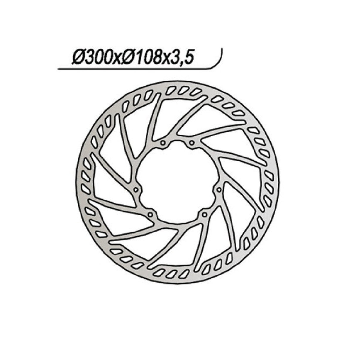 NG 841 Brake Disc APRILIA SX (PV00/PVA00) 50 CC 06/11